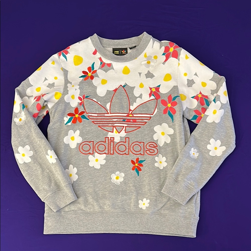 adidas x Pharrell Williams Floral Sweatshirt - Picture 3 of 6